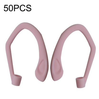 50PCS EG40 For Apple Airpods Pro Sports Wireless Bluetooth Earphone Silicone Non-slip Ear Hook, Black, White, Red, Pink, Purple