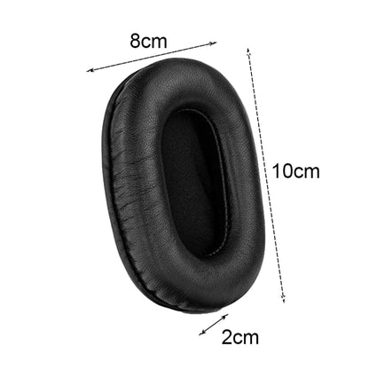 2 PCS Headset Sponge Earmuffs For SONY MDR-7506 / V6 / 900ST, Gray Stitching, Black Stitching, White Stitching, Brown Stitching, Black Net, Net Stitching, Black White Net, Black Blue Net, Black Green Net, Black Lambskin, Brown Lambskin, Black Bright���...