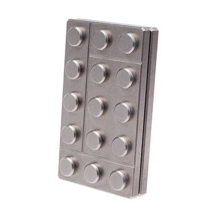 FS01 Carte magnétique métallique en acier inoxydable pour décompression, gyroscope du bout des doigts, modèle A