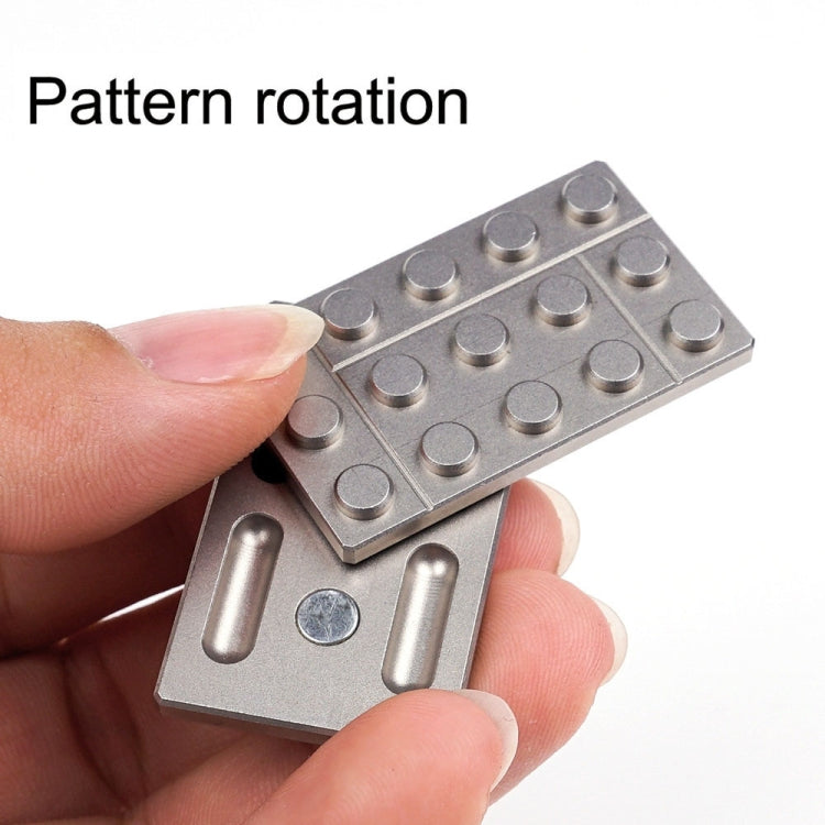 FS01 Carte magnétique métallique en acier inoxydable pour décompression, gyroscope du bout des doigts, modèle A