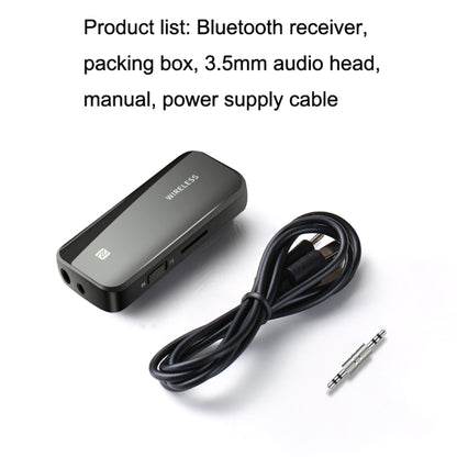 T40 2 In 1 Bluetooth 5.1 Receiver NFC Transmitter Car AUX Adapter, T40 2 In 1