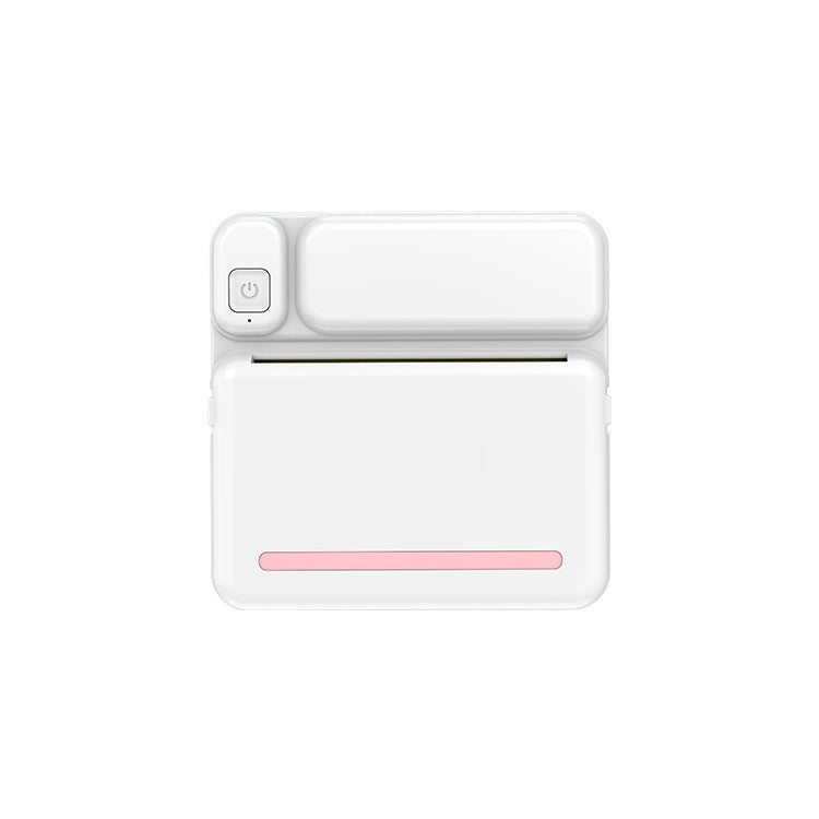 Imprimante de devoirs d'étudiant C19 200 DPI Bluetooth sans encre, rose, bleu, papier d'imprimante rose x 5, papier d'imprimante bleu x 5, autocollant rose x 5, autocollant bleu x 5, kit rose, kit bleu