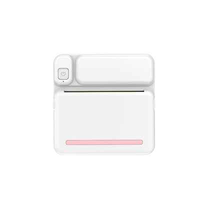 Imprimante de devoirs d'étudiant C19 200 DPI Bluetooth sans encre, rose, bleu, papier d'imprimante rose x 5, papier d'imprimante bleu x 5, autocollant rose x 5, autocollant bleu x 5, kit rose, kit bleu