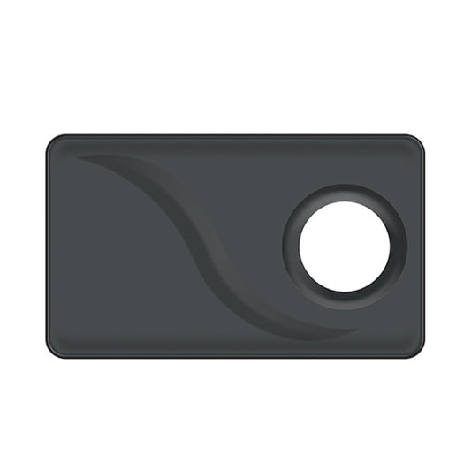 Étui de protection anti-perte pour localisateur AirTag 2e génération / AirTag 1re génération (modèle FY-2022), coloris gris, noir et blanc.
