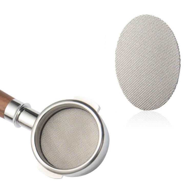 Stainless Steel Sintered Sheet Coffee Splash Filter, Size: 58mm x 1.7mm, 51mm x 1.7mm, 51mm x 1mm, 53mm x 1.7mm, 53mm x 1mm, 58mm x 1.7mm