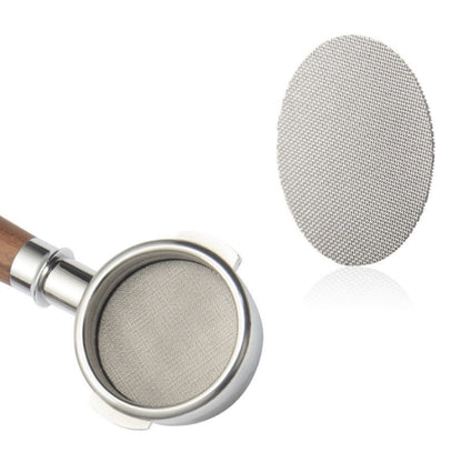Stainless Steel Sintered Sheet Coffee Splash Filter, Size: 58mm x 1.7mm, 51mm x 1.7mm, 51mm x 1mm, 53mm x 1.7mm, 53mm x 1mm, 58mm x 1.7mm