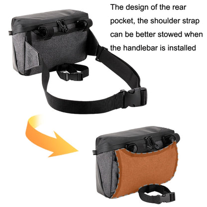 WEST BIKING YP0707298 Bicycle Handlebar Bag Multi-function Messenger Bag Scooter Head Bag, WEST BIKING YP0707298