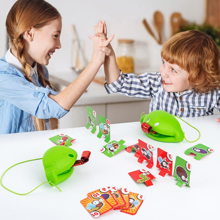 BY-0003 Frog Tongue Out Board Game Parent-child Interactive Desktop Toy, BY-0003 Frog Tongue Out