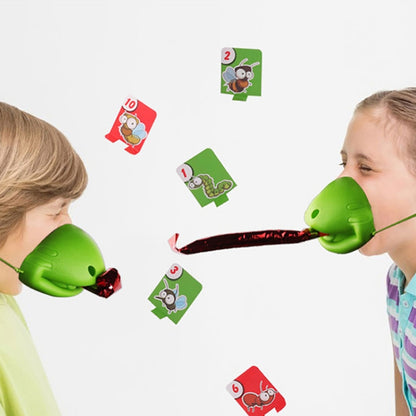 BY-0003 Frog Tongue Out Board Game Parent-child Interactive Desktop Toy, BY-0003 Frog Tongue Out
