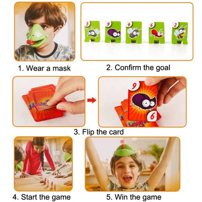 BY-0003 Frog Tongue Out Board Game Parent-child Interactive Desktop Toy, BY-0003 Frog Tongue Out