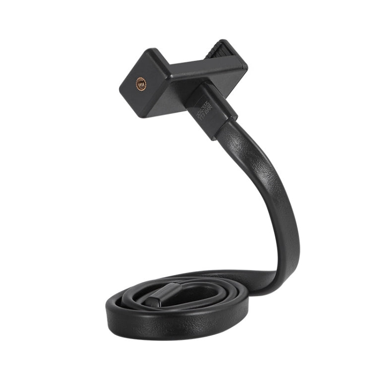 DiHao Bending Adjustment Hose Mobile Phone Live Broadcast Support, DiHao Hose+Double Hole Phone Clip