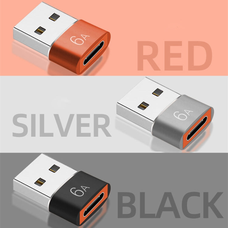 Adaptateur USB 3.0 Type-C HOWJIM HJ003, 10 pièces, charge et transfert de données, argent, noir, rouge