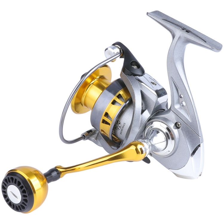 Metall-Spinnrad Angelrolle Angelrute Meeresrute Rad, Stil:, YK1000 (EVA-Griff), YK2000 (EVA-Griff), YK3000 (EVA-Griff), YK5000 (EVA-Griff), YK7000 (EVA-Griff), YK SE1000 (Halbmetallkugelgriff), YK SE2000 (Halbmetallkugelgriff)