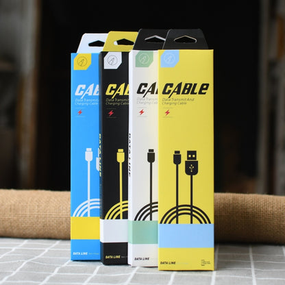 50 PCS Data Cable Packaging Carton Mobile Phone Charging Cable Storage Box