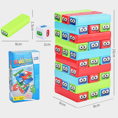 Jeu de Tour Empilable d'Éveil, Jeu Interactif Parent-Enfant, Petit, Grand