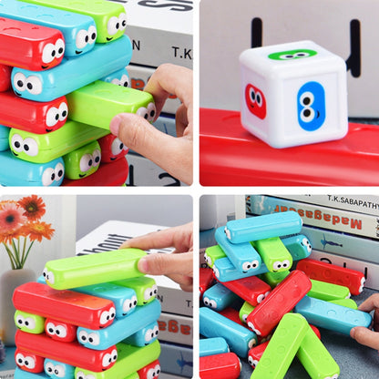 Jeu de Tour Empilable d'Éveil, Jeu Interactif Parent-Enfant, Petit, Grand