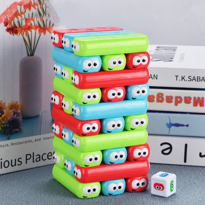 Jeu de Tour Empilable d'Éveil, Jeu Interactif Parent-Enfant, Petit, Grand