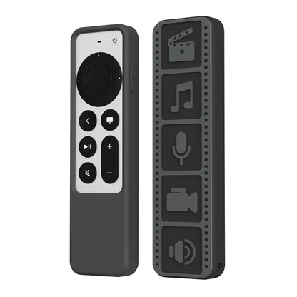 Silicone Remote Controller Waterproof Anti-Slip Protective Cover For Apple TV 4K 2021, (Black), (Gray White), (Luminous Color), (Brown)