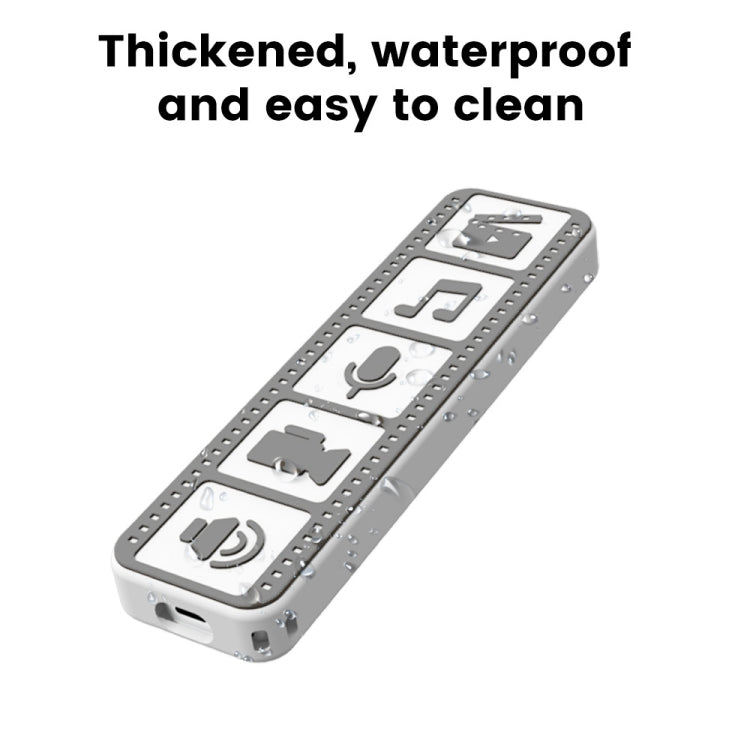 Silicone Remote Controller Waterproof Anti-Slip Protective Cover For Apple TV 4K 2021, (Black), (Gray White), (Luminous Color), (Brown)