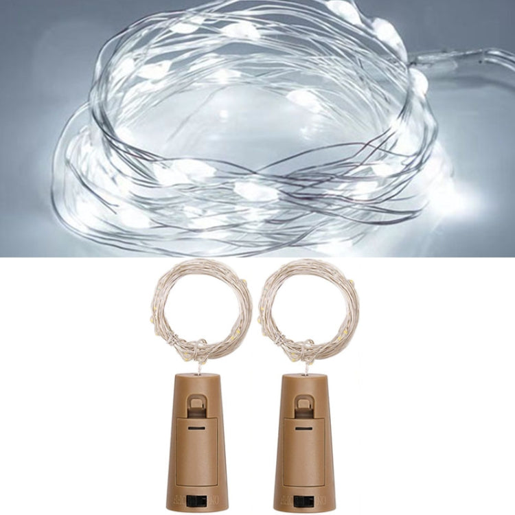 LED Wine Cork Christmas Decorative String Lights, Spec:, 1m 10 lights, 2m 20 lights