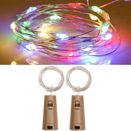 LED Wine Cork Christmas Decorative String Lights, Spec:, 1m 10 lights, 2m 20 lights