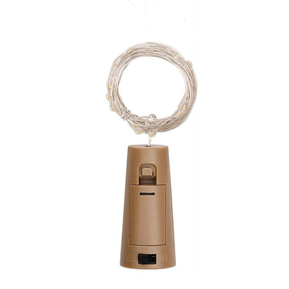 LED Wine Cork Christmas Decorative String Lights, Spec:, 1m 10 lights, 2m 20 lights