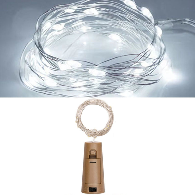 LED Wine Cork Christmas Decorative String Lights, Spec:, 1m 10 lights, 2m 20 lights