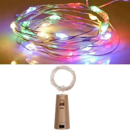 LED Wine Cork Christmas Decorative String Lights, Spec:, 1m 10 lights, 2m 20 lights