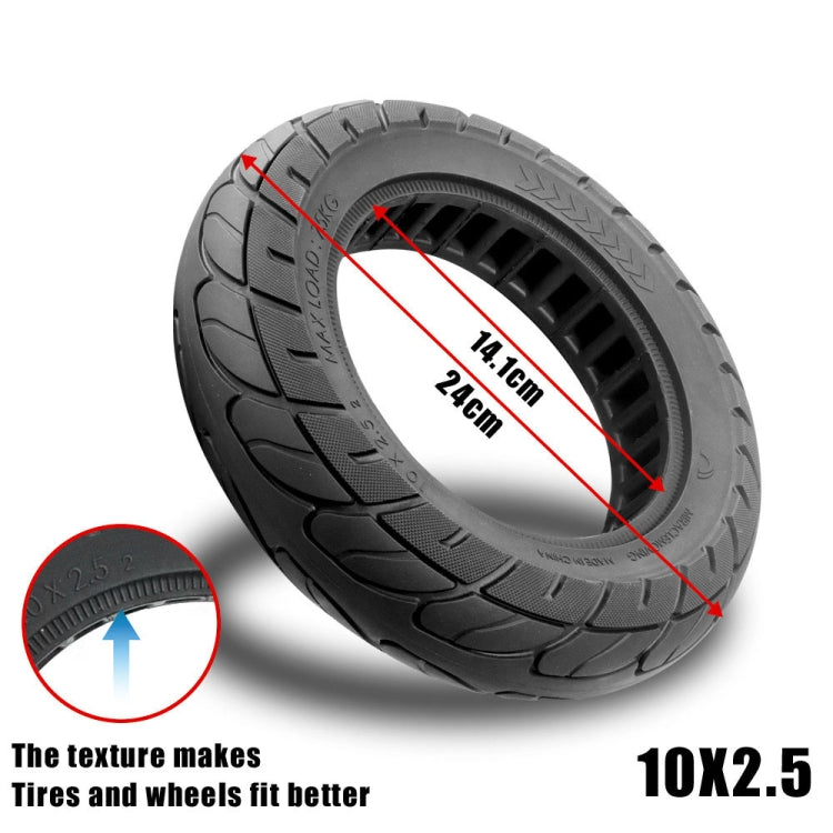X0375 Electric Scooter 10 inch Explosion-proof Rubber Tire For Ninebot Max G30, X0375 For Ninebot Max G30