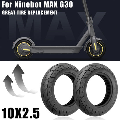 X0375 Electric Scooter 10 inch Explosion-proof Rubber Tire For Ninebot Max G30, X0375 For Ninebot Max G30