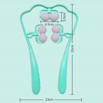 Handheld Cervical Shoulder And Neck Massager, Pink, Green, Blue