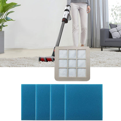 For Philips Vacuum Cleaner FC5823 / FC5826 / FC5830 / FC5832 Accessories, Air Inlet Filter, 5PCS Sponge, Outlet Filter