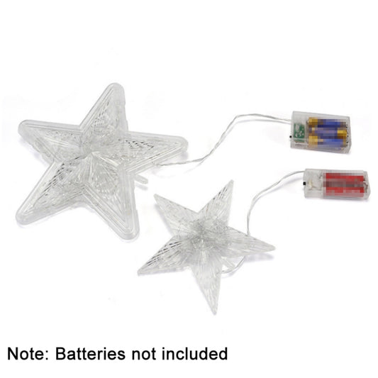 Cime d'arbre de Noël lumineuse LED en forme d'étoile, Taille :, Petit modèle à piles, Grand modèle à piles, Petite prise UE, Grande prise UE