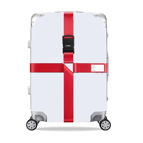 Luggage Reinforcement Straps Fixed Protective Rope With Combination Lock, Red, Blue, Black, Khaki, Purple, Orange, Customs Lock Red, Customs Lock Blue, Customs Lock Black, Customs Lock Khaki, Rainbow