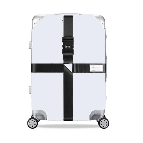 Luggage Reinforcement Straps Fixed Protective Rope With Combination Lock, Red, Blue, Black, Khaki, Purple, Orange, Customs Lock Red, Customs Lock Blue, Customs Lock Black, Customs Lock Khaki, Rainbow