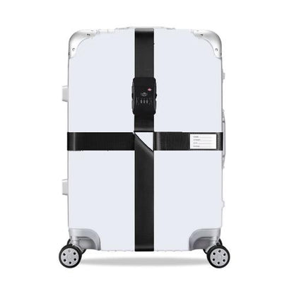 Luggage Reinforcement Straps Fixed Protective Rope With Combination Lock, Red, Blue, Black, Khaki, Purple, Orange, Customs Lock Red, Customs Lock Blue, Customs Lock Black, Customs Lock Khaki, Rainbow