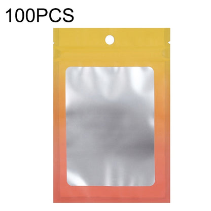 100PCS Aluminum Foil Ziplock Bag Jewelry Data Cable Sealed Packaging Bag, Size:, 7.5x10cm (Pink Gradually Purple), 7.5x10cm (Blue Gradually Pink), 7.5x10cm (Blue Gradient), 7.5x10cm (Yellow Gradient), 8.5x13cm (Pink Gradually Purple)                   ...