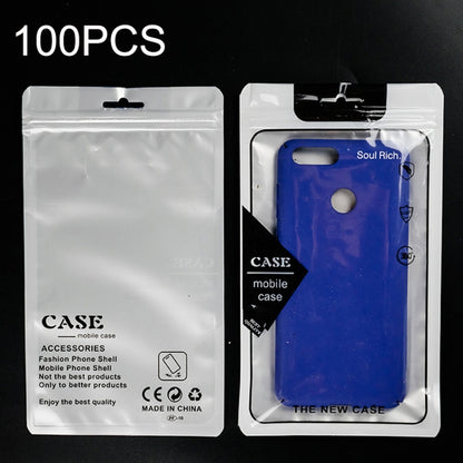 100PCS Phone Case Translucent Yin Yang Self-sealing Packaging Bag, 12x21cm(Blue), 12x21cm(Green), 12x21cm(Yellow), 12x21cm(Black), 12x21cm(Red)