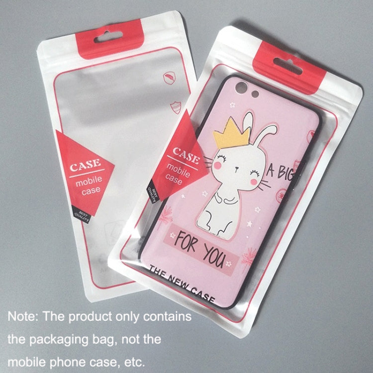 100PCS Phone Case Translucent Yin Yang Self-sealing Packaging Bag, 12x21cm(Blue), 12x21cm(Green), 12x21cm(Yellow), 12x21cm(Black), 12x21cm(Red)