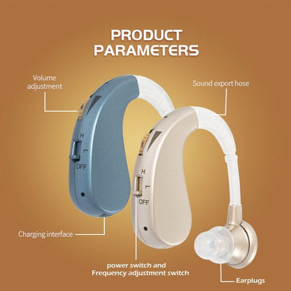 Hearing Aid Audiphones Sound Amplifier, EU Plug, US Plug