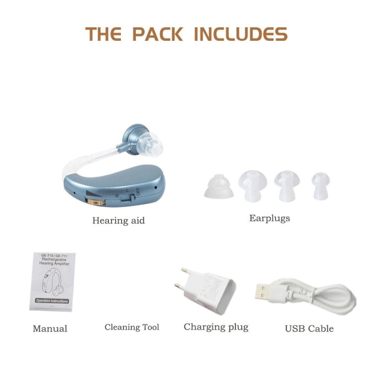 Hearing Aid Audiphones Sound Amplifier, EU Plug, US Plug