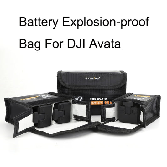 حقيبة مقاومة للانفجار للبطارية لطائرات DJI Avata، AT-DC477، AT-DC478، AT-DC479