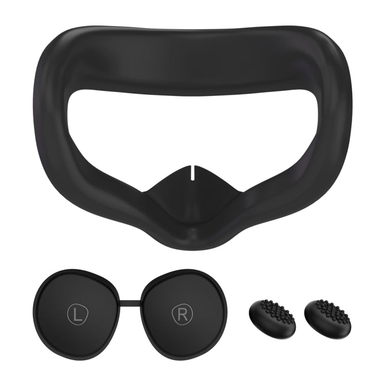 VR Silicone Eye Mask+Lens Protective Cover+Joystick Hat, For Meta Quest 2, Eye Mask+Lens Protective Cover+Joystick Hat (White), Eye Mask+Lens Protective Cover+Joystick Hat (Gray), Eye Mask+Lens Protective Cover+Joystick Hat (Red)                       ...