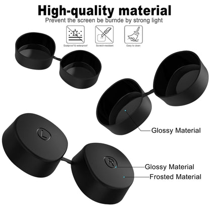 VR Silicone Eye Mask+Lens Protective Cover+Joystick Hat, For Meta Quest 2, Eye Mask+Lens Protective Cover+Joystick Hat (White), Eye Mask+Lens Protective Cover+Joystick Hat (Gray), Eye Mask+Lens Protective Cover+Joystick Hat (Red)                       ...