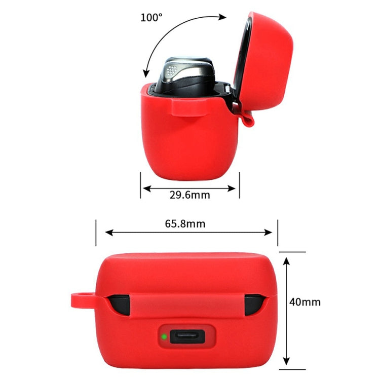 For Jabra Elite75T Sports Bluetooth Headphones Soft Silicone Case with hooks