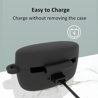 For Jabra Elite75T Sports Bluetooth Headphones Soft Silicone Case with hooks