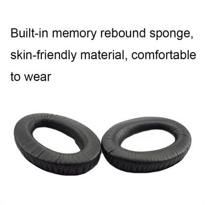 2 PCS Headset Earmuffs Sponge Case For Sennheiser PXC450/PXC350/PC350, Spec:, Protein, Black Velvet, Brown Velvet, Frosted Leather, Wrinkled Leather