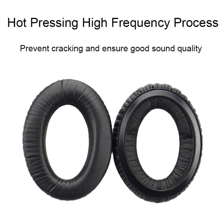2 PCS Headset Earmuffs Sponge Case For Sennheiser PXC450/PXC350/PC350, Spec:, Protein, Black Velvet, Brown Velvet, Frosted Leather, Wrinkled Leather