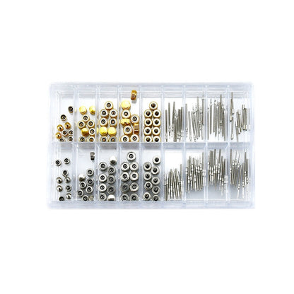 170 PCS / Box C012 Watch Accessories Epoxy Watch Crown and Stem Repair Parts, 170 PCS / Box C012