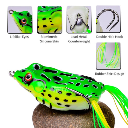 Leurre souple de pêche Thunder Frog, 17,5 g 6,5 cm, 13 g 6 cm, 9 g 5,3 cm, 5 g 4,3 cm